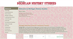 Desktop Screenshot of michigan-history.org
