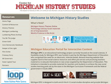 Tablet Screenshot of michigan-history.org